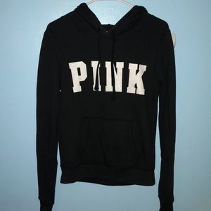 Victoria Secret pink black hoodie